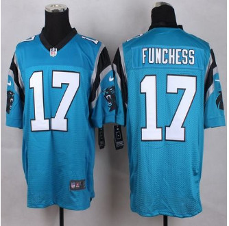 New Carolina Panthers #17 Devin Funchess Blue Alternate Men's Stitched NFL Elite Jersey