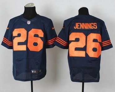 New Chicago Bears #26 Tim Jennings Navy Blue 1940s Throwback NFL Elite Jersey New Chicago Bears #26 Tim Jennings Navy Blue 1940s Throwback NFL Elite Jersey