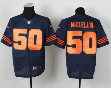 New Chicago Bears #50 Shea McClellin Navy Blue 1940s Throwback NFL Elite Jersey New Chicago Bears #50 Shea McClellin Navy Blue 1940s Throwback NFL Elite Jersey