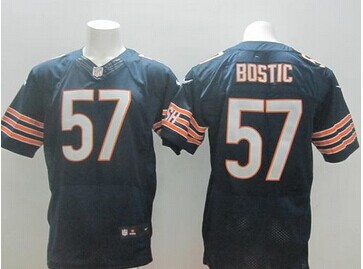 New Chicago Bears #57 Jon Bostic Navy Blue Team Color NFL Elite Jersey New Chicago Bears #57 Jon Bostic Navy Blue Team Color NFL Elite Jersey
