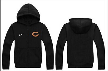 New Chicago Bears Authentic Logo Hoodie Black New Chicago Bears Authentic Logo Hoodie Black