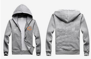 New Chicago Bears Authentic Logo Hoodie Grey New Chicago Bears Authentic Logo Hoodie Grey
