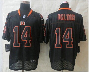 New Cincinnati Bengals #14 Andy Dalton Lights Out Black Elite Jersey New Cincinnati Bengals #14 Andy Dalton Lights Out Black Elite Jersey