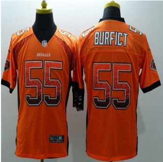 New Cincinnati Bengals #55 Vontaze Burfict Orange Alternate Men's Stitched NFL Elite Drift fashion jersey New Cincinnati Bengals #55 Vontaze Burfict Orange Alternate Men's Stitched NFL Elite Drift fashion jersey