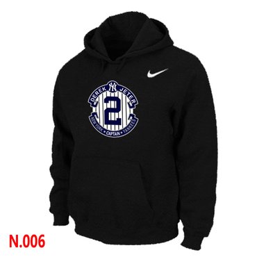 New Derek Jeter New York Yankees Official Final Season Commemorative Logo Pullover Hoodie Black New Derek Jeter New York Yankees Official Final Season Commemorative Logo Pullover Hoodie Black