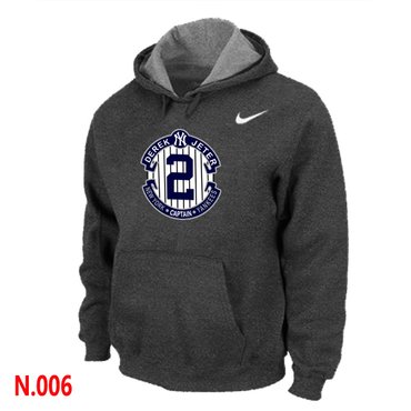 New Derek Jeter New York Yankees Official Final Season Commemorative Logo Pullover Hoodie D.Grey New Derek Jeter New York Yankees Official Final Season Commemorative Logo Pullover Hoodie D.Grey