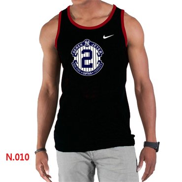 New Derek Jeter New York Yankees Official Final Season Commemorative Logo men Tank Top Black New Derek Jeter New York Yankees Official Final Season Commemorative Logo men Tank Top Black