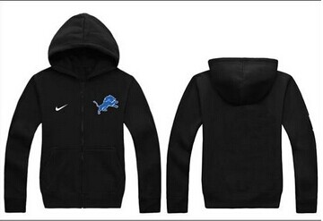 New Detroit Lions Authentic Logo Hoodie Black