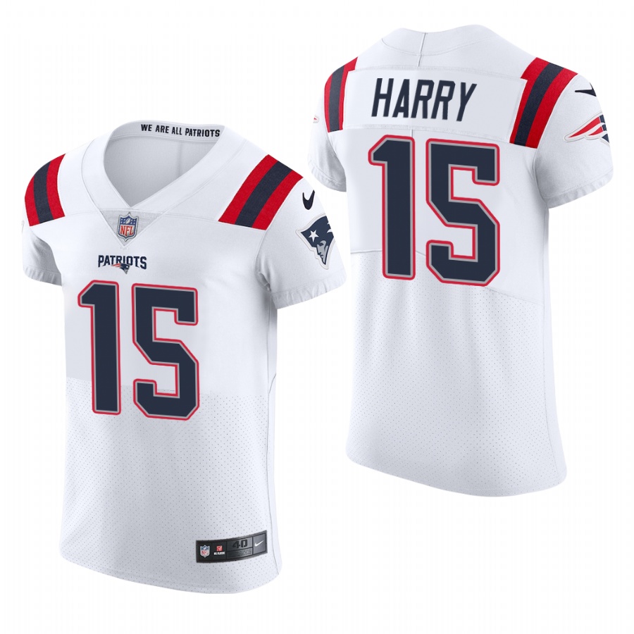 New England Patriots #15 N'Keal Harry Nike Men's White Team Color Men's Stitched NFL 2020 Vapor Untouchable Elite Jersey New England Patriots #15 N'Keal Harry Nike Men's White Team Color Men's Stitched NFL 2020 Vapor Untouchable Elite Jersey