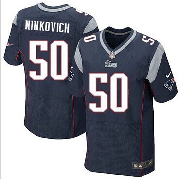 New England Patriots #50 Rob Ninkovich Navy Blue Team Color NFL Elite Jersey