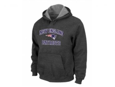 New England Patriots Heart & Soul Pullover Hoodie D.Grey