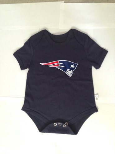 New England Patriots Infant Team Logo T-Shirt - Navy Blue