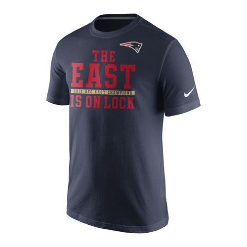 New England Patriots Nike 2015 AFC East Division Champions T-Shirt Navy