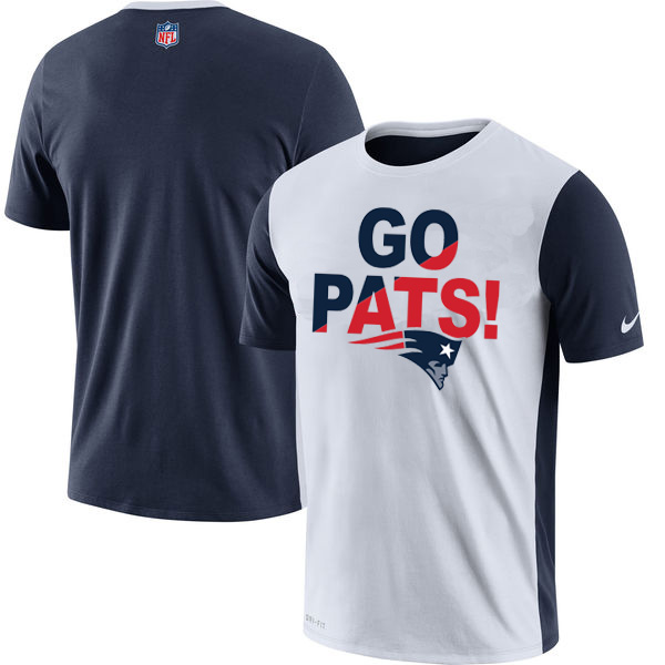 New England Patriots Nike Performance T-Shirt White New England Patriots Nike Performance T-Shirt White