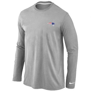 New England Patriots Sideline Legend Authentic Long Sleeve T-Shirt Grey