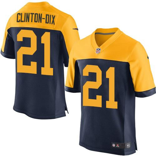 New Green Bay Packers #21 Ha Ha Clinton-Dix Navy Blue Alternate Men's Stitched NFL New Elite Jersey