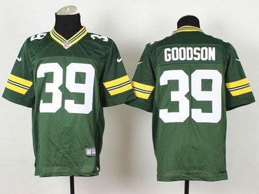 New Green Bay Packers #39 Demetri Goodson Green Team Color NFL Elite Jersey