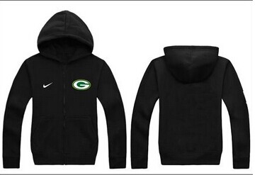 New Green Bay Packers Authentic Logo Hoodie Black New Green Bay Packers Authentic Logo Hoodie Black