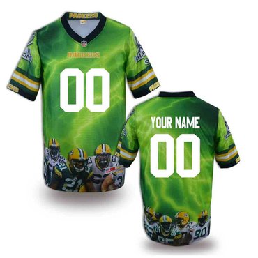 New Green Bay Packers Customized Jersey-02