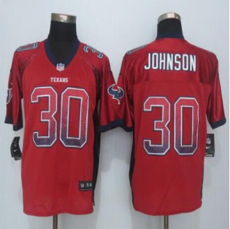New Houston Texans #30 Kevin Johnson Red Alternate Men's Stitched NFL Elite Drift Fashion Jersey New Houston Texans #30 Kevin Johnson Red Alternate Men's Stitched NFL Elite Drift Fashion Jersey