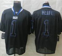 New Indianapolis Colts #1 Pat McAfee Lights Out Black Elite Jerseys