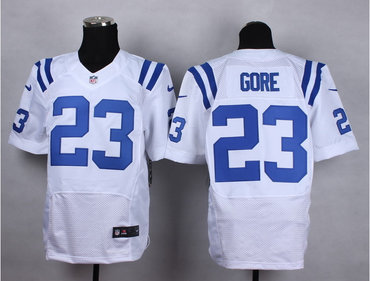 New Indianapolis Colts #23 Frank Gore Nike Royal White Jersey New Indianapolis Colts #23 Frank Gore Nike Royal White Jersey