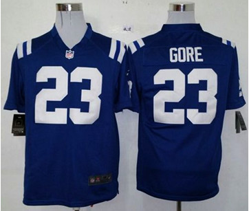New Indianapolis Colts #23 Frank Gore Royal Blue Team Color Men's Stitched NFL Game Jersey New Indianapolis Colts #23 Frank Gore Royal Blue Team Color Men's Stitched NFL Game Jersey