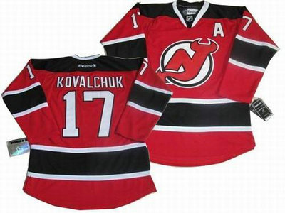 New Jersey Devils 17 Ilya Kovalchuk Red Jersey