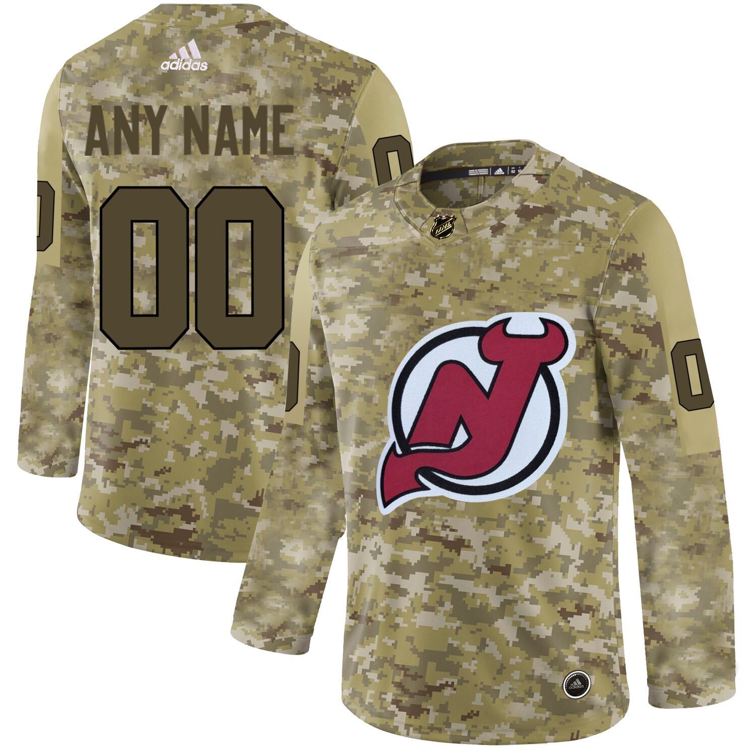 New Jersey Devils Camo Men's Customized Adidas Jersey New Jersey Devils Camo Men's Customized Adidas Jersey