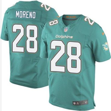 New Miami Dolphins #28 Knowshon Moreno Aqua Green Team Color NFL Elite Jersey New Miami Dolphins #28 Knowshon Moreno Aqua Green Team Color NFL Elite Jersey