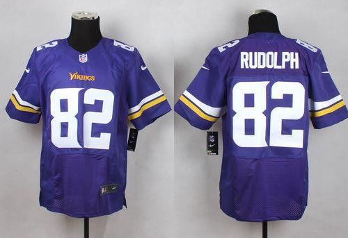 New Minnesota Vikings #82 Kyle Rudolph Purple Team Color Men's Stitched NFL Elite jersey New Minnesota Vikings #82 Kyle Rudolph Purple Team Color Men's Stitched NFL Elite jersey