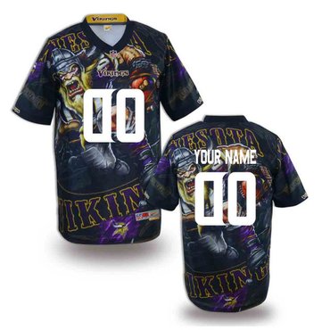 New Minnesota Vikings Customized Jersey-01 New Minnesota Vikings Customized Jersey-01