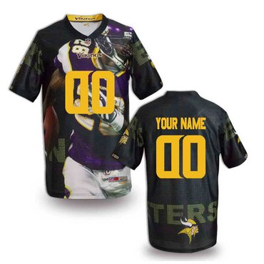 New Minnesota Vikings Customized Jersey-05 New Minnesota Vikings Customized Jersey-05