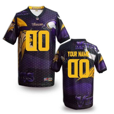 New Minnesota Vikings Customized Jersey-06 New Minnesota Vikings Customized Jersey-06