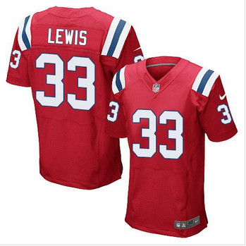 New New England Patriots #33 Dion Lewis Red Alternate Men's Stitched NFL Elite Jersey New New England Patriots #33 Dion Lewis Red Alternate Men's Stitched NFL Elite Jersey