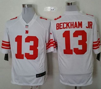 New New York Giants #13 Odell Beckham Jr White Men's Stitched NFL Game Jersey New New York Giants #13 Odell Beckham Jr White Men's Stitched NFL Game Jersey