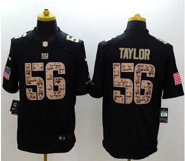 New New York Giants #56 Lawrence Taylor Black NFL Limited Salute to Service jersey New New York Giants #56 Lawrence Taylor Black NFL Limited Salute to Service jersey