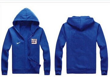 New New York Giants Authentic Logo Hoodie Blue New New York Giants Authentic Logo Hoodie Blue