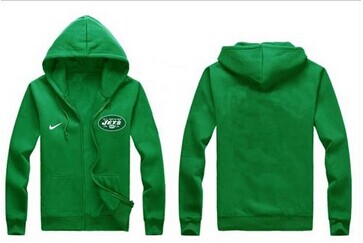 New New York Jets Authentic Logo Hoodie Green