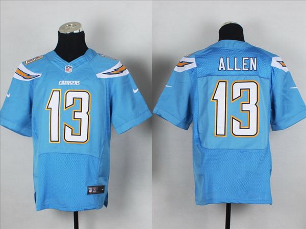 New Nike San Diego Chargers #13 Keenan Allen Light Blue Elite Jersey New Nike San Diego Chargers #13 Keenan Allen Light Blue Elite Jersey