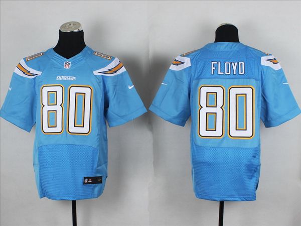New Nike San Diego Chargers #80 Malcom Floyd Light Blue Elite Jersey New Nike San Diego Chargers #80 Malcom Floyd Light Blue Elite Jersey