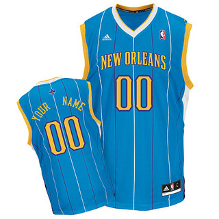 New Orleans Hornets Youth Custom blue Jersey New Orleans Hornets Youth Custom blue Jersey