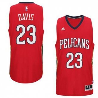 New Orleans Pelicans #23 Anthony Davis Red Alternate Stitched NBA Jersey