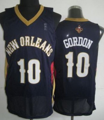 New Orleans Pelicans 10 Eric Gordon Blue Revolution 30 NBA Jerseys