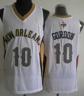 New Orleans Pelicans 10 Eric Gordon White Revolution 30 NBA Jerseys