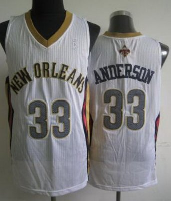 New Orleans Pelicans 33 Ryan Anderson White Revolution 30 NBA Jerseys
