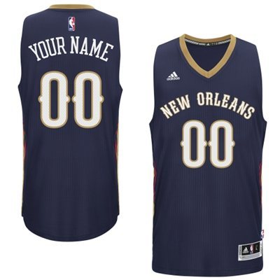 New Orleans Pelicans Blue Men's Customize New Rev 30 Jersey New Orleans Pelicans Blue Men's Customize New Rev 30 Jersey