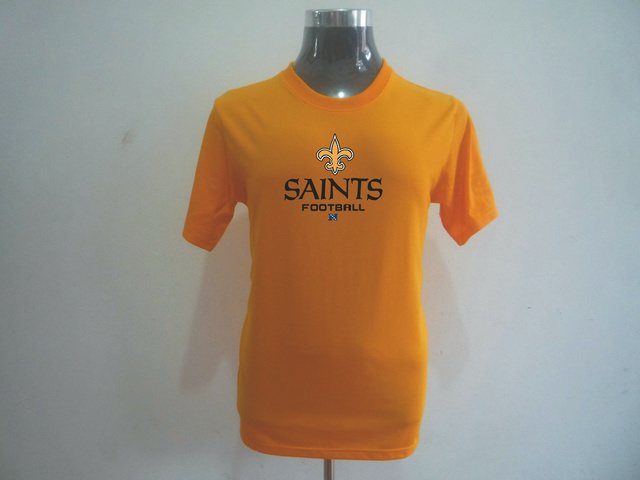 NEW NFL New Orleans Sains Big & Tall Critical Victory T-Shirt Yellow