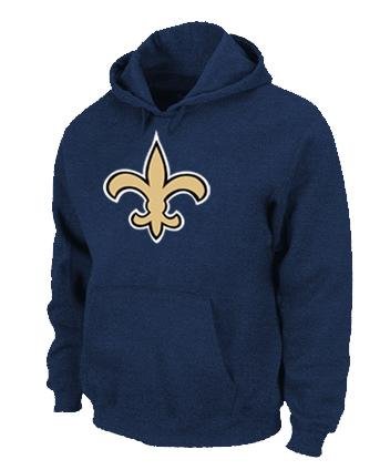 New Orleans Sains Logo Pullover Hoodie D.Blue