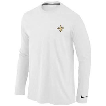 New Orleans Sains Sideline Legend Authentic Long Sleeve T-Shirt White New Orleans Sains Sideline Legend Authentic Long Sleeve T-Shirt White